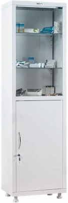 Шкаф медицинский металлический Hilfe МД 1 1650/SG Шкаф медицинский металлический Hilfe МД 1 1650/SG